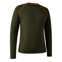 Deerhunter T-shirt chamois LS forest green
