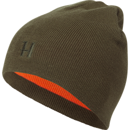 [M0779419] Harkila Bonnet réversible green orange