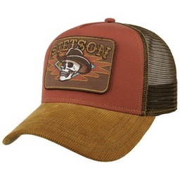 [2329455] Stetson Trucker cap skull yellow red