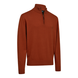 Deerhunter Pull harrington zip oak rust mélangé