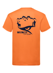 INSTINCTS Chasse T-shirt enfant orange CERF