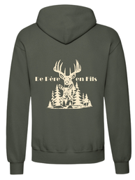 INSTINCTS Chasse Sweat Vert Père en Fils