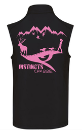 INSTINCTS Chasse Gilet noir Femme